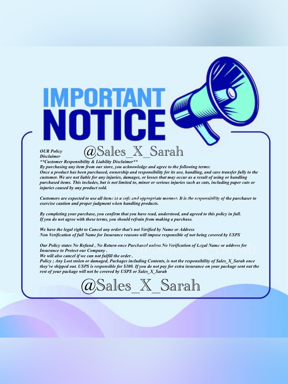 🤓READ BEFORE ORDERING⚠️